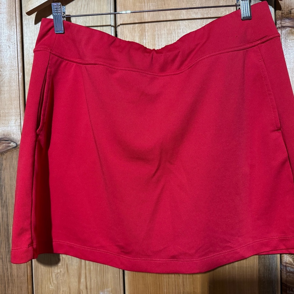 PGA Tour Bold Red Golf Skort